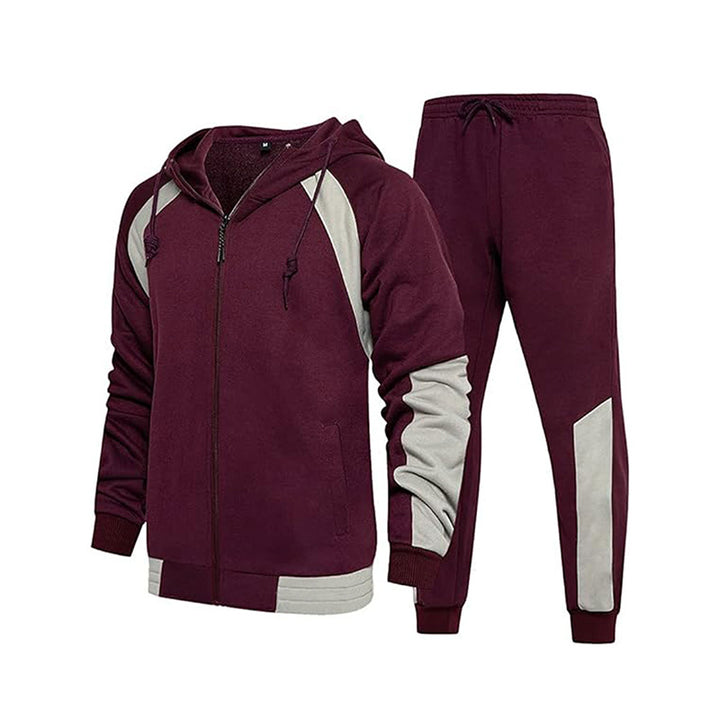 Herrars sportiga träningsset med högkvalitativ hoodie och bekväma joggers Eva Jonsson-Eva Jonsson