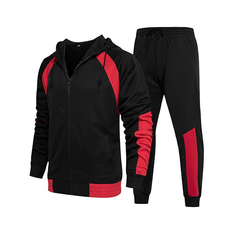 Herrars sportiga träningsset med högkvalitativ hoodie och bekväma joggers Eva Jonsson-Eva Jonsson