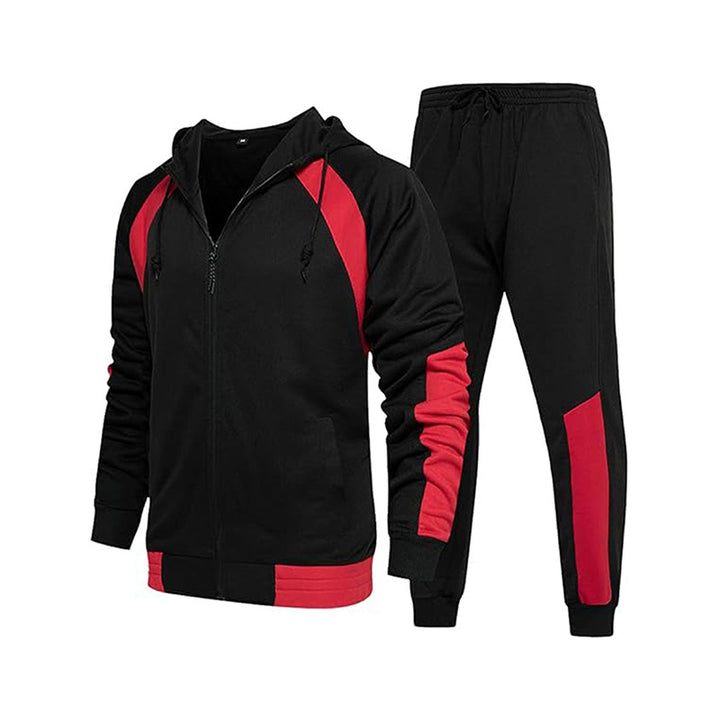 Herrars sportiga träningsset med högkvalitativ hoodie och bekväma joggers Eva Jonsson-Eva Jonsson
