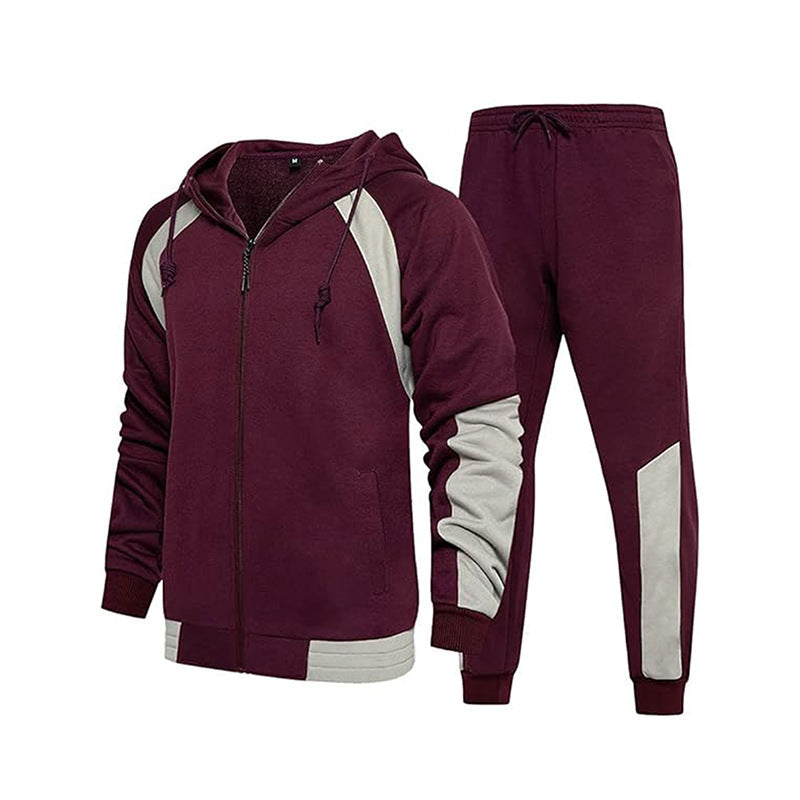 Herrars sportiga träningsset med högkvalitativ hoodie och bekväma joggers Eva Jonsson-Eva Jonsson
