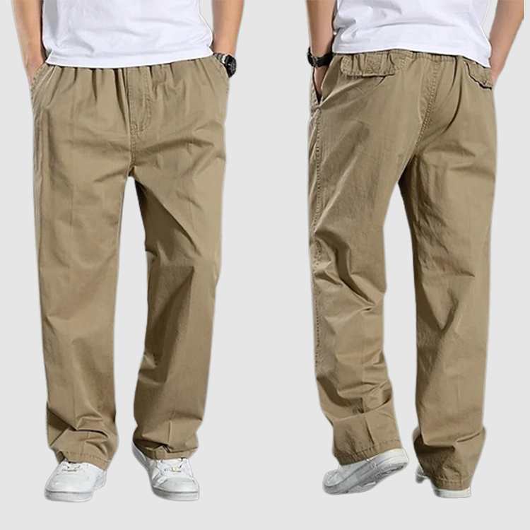 Herrbyxor | Loose Fit | Bomull | Cargo Byxor | Baggy Byxor-Eva Jonsson