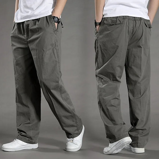 Herrbyxor | Loose Fit | Bomull | Cargo Byxor | Baggy Byxor-Eva Jonsson