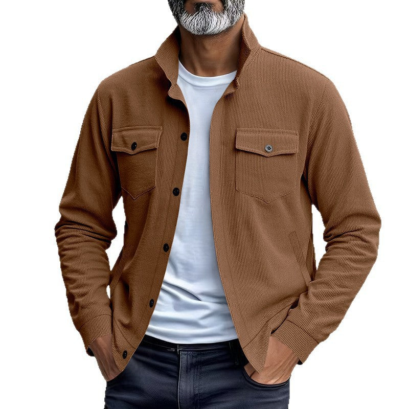 Herre casual skjortejakke i strukturert design Eva Jonsson-Eva Jonsson