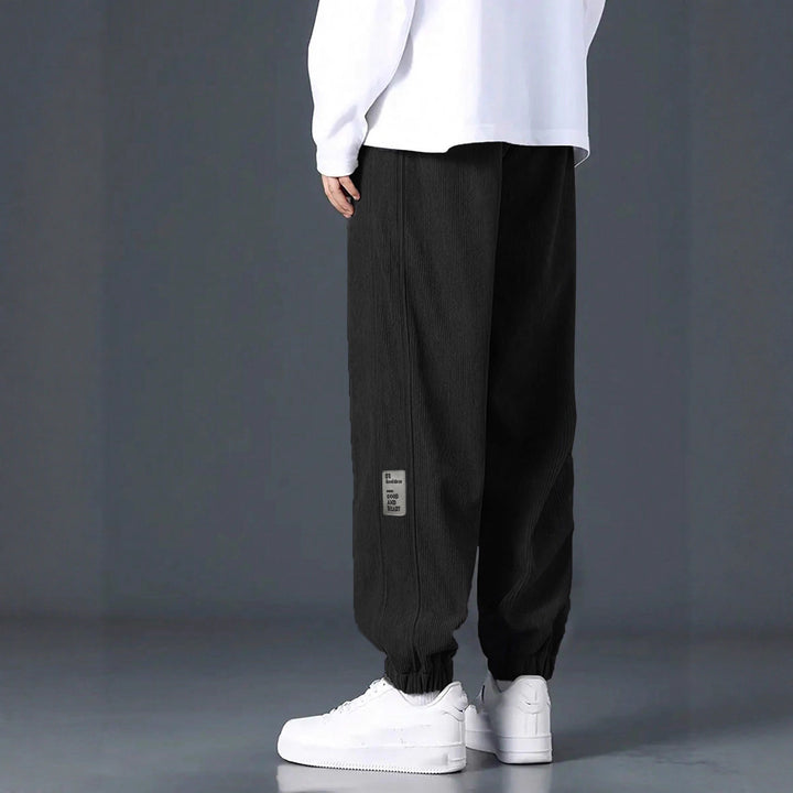 Herren Bekväma och avslappnade sweatpants med elastisk midja och sidfickor Mirla-Eva Jonsson