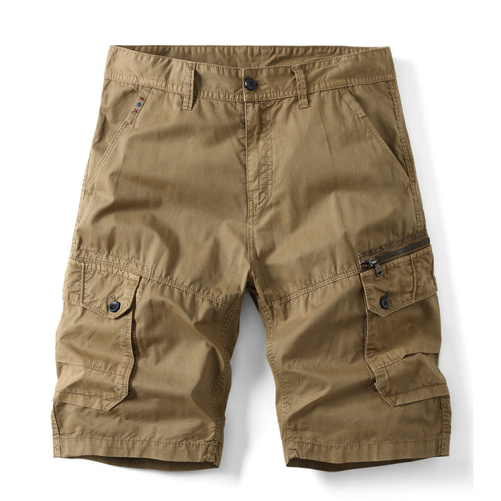Herren Cargo-Bermudashorts med praktiska sidofickor och justerbar gummiband Mirla-Eva Jonsson