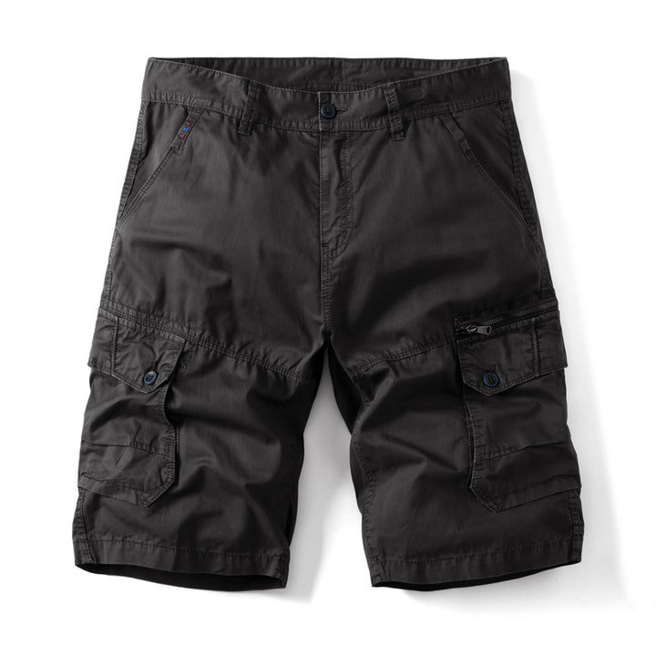 Herren Cargo-Bermudashorts med praktiska sidofickor och justerbar gummiband Mirla-Eva Jonsson