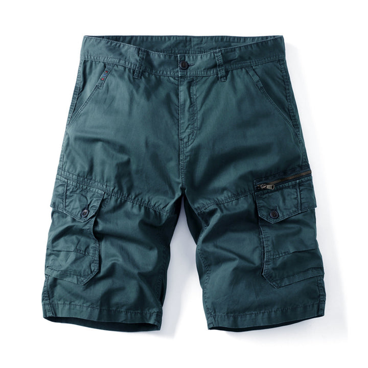 Herren Cargo-Bermudashorts med praktiska sidofickor och justerbar gummiband Mirla-Eva Jonsson