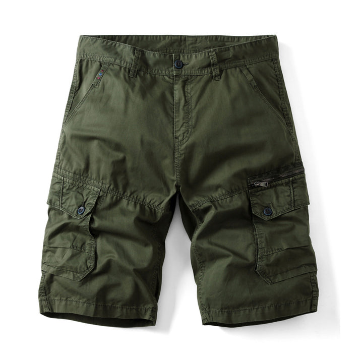 Herren Cargo-Bermudashorts med praktiska sidofickor och justerbar gummiband Mirla-Eva Jonsson