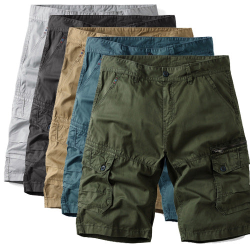 Herren Cargo-Bermudashorts med praktiska sidofickor och justerbar gummiband Mirla-Eva Jonsson