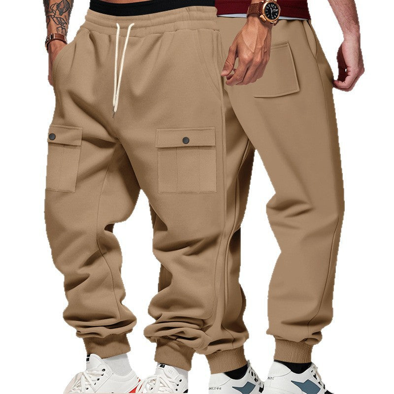 Herren Cargo-Joggingbyxor med elastisk midja och funktionella fickor Mirla-Eva Jonsson