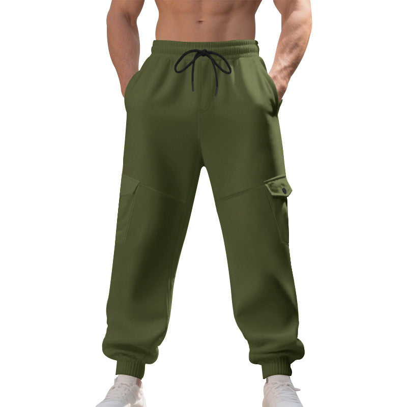 Herren Cargo-Joggingbyxor med funktionella fickor och elastisk midja Mirla-Eva Jonsson