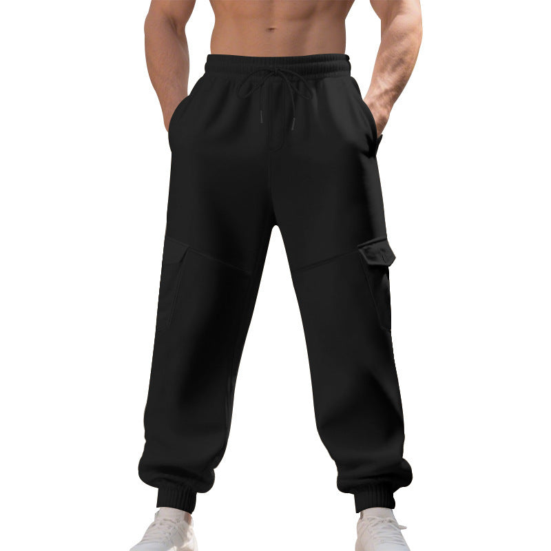 Herren Cargo-Joggingbyxor med funktionella fickor och elastisk midja Mirla-Eva Jonsson