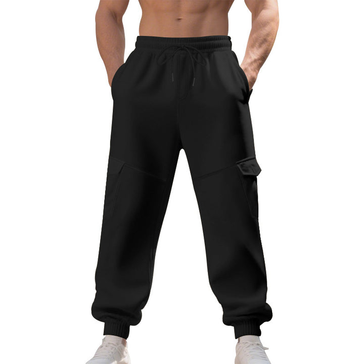 Herren Cargo-Joggingbyxor med funktionella fickor och elastisk midja Mirla-Eva Jonsson