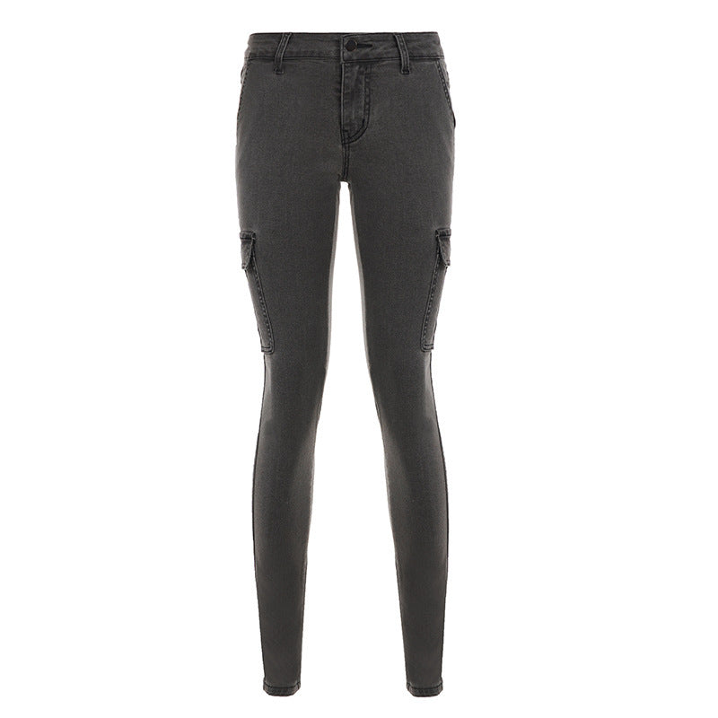 Herren Cargo jeans i modern slim-fit stil Mirla-Eva Jonsson