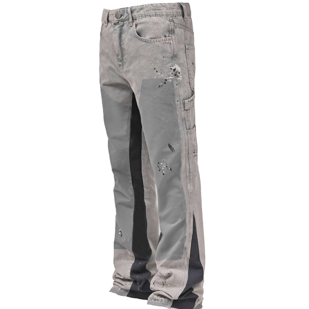 Herren Cargo-jeans med unika tvättar och praktiska fickor Mirla-Eva Jonsson