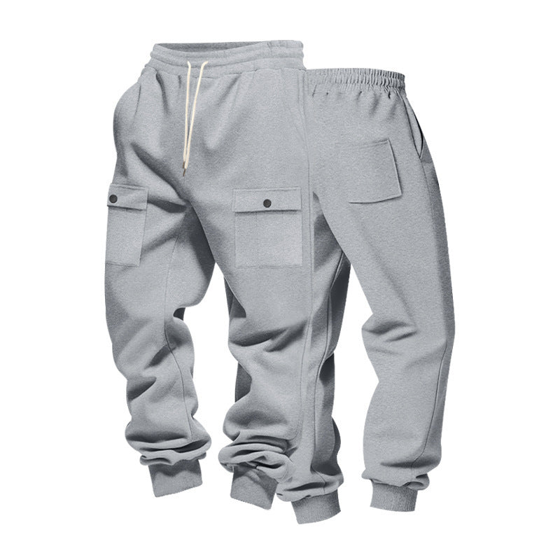 Herren Cargo-joggingbyxor med elastisk midja och djupa fickor Mirla-Eva Jonsson