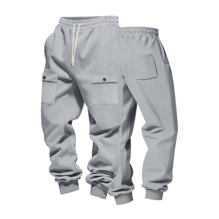 Herren Cargo-joggingbyxor med elastisk midja och djupa fickor Mirla-Eva Jonsson
