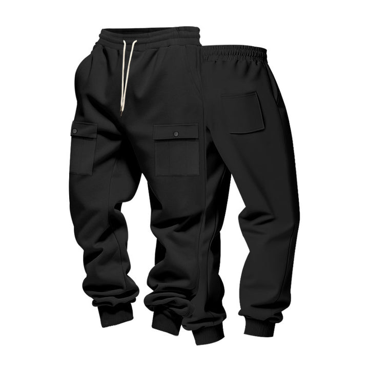 Herren Cargo-joggingbyxor med elastisk midja och djupa fickor Mirla-Eva Jonsson