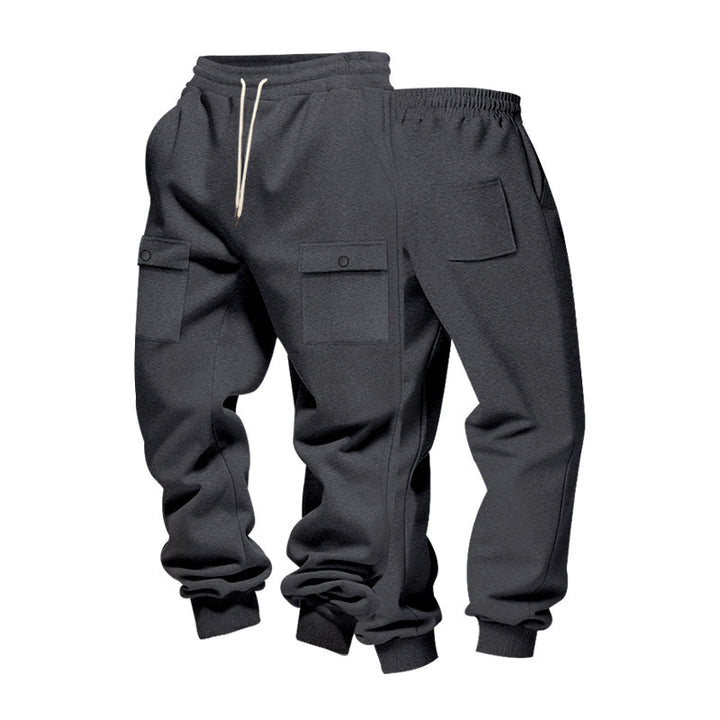 Herren Cargo-joggingbyxor med elastisk midja och djupa fickor Mirla-Eva Jonsson