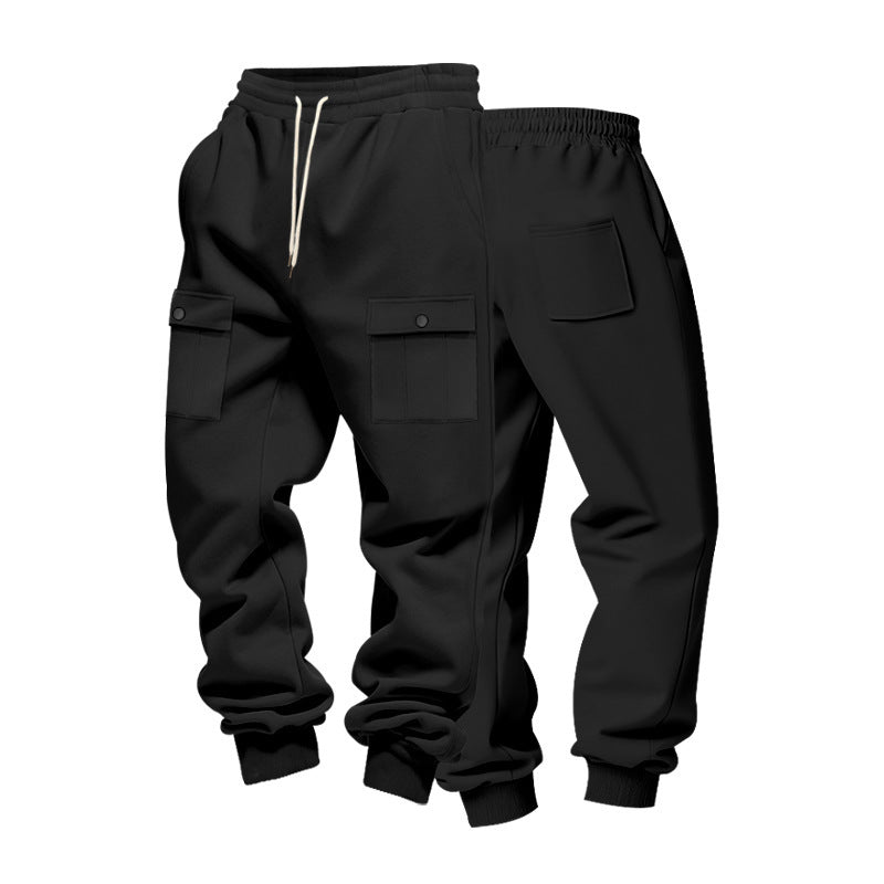 Herren Cargo-joggingbyxor med elastisk midja och djupa fickor Mirla-Eva Jonsson