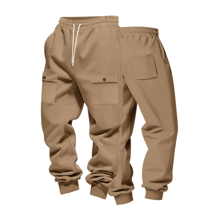 Herren Cargo-joggingbyxor med elastisk midja och djupa fickor Mirla-Eva Jonsson