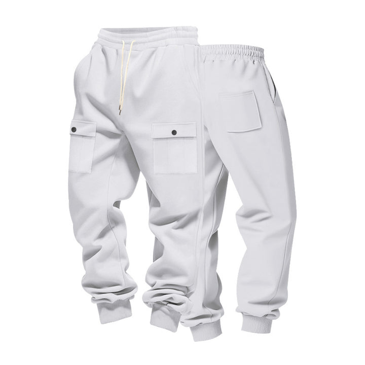Herren Cargo-joggingbyxor med elastisk midja och djupa fickor Mirla-Eva Jonsson