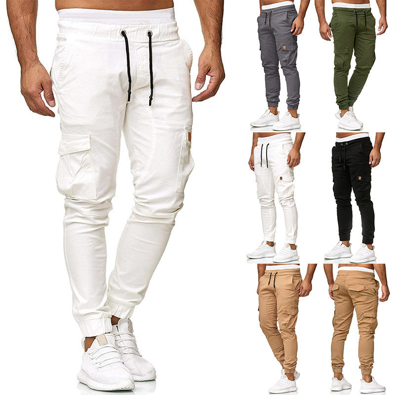 Herren Cargo-joggingbyxor med elastisk midja och praktiska fickor Mirla-Eva Jonsson