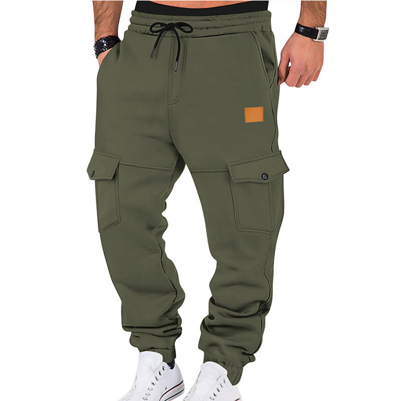 Herren Cargo-joggingbyxor med elastisk midja och praktiska fickor Mirla-Eva Jonsson