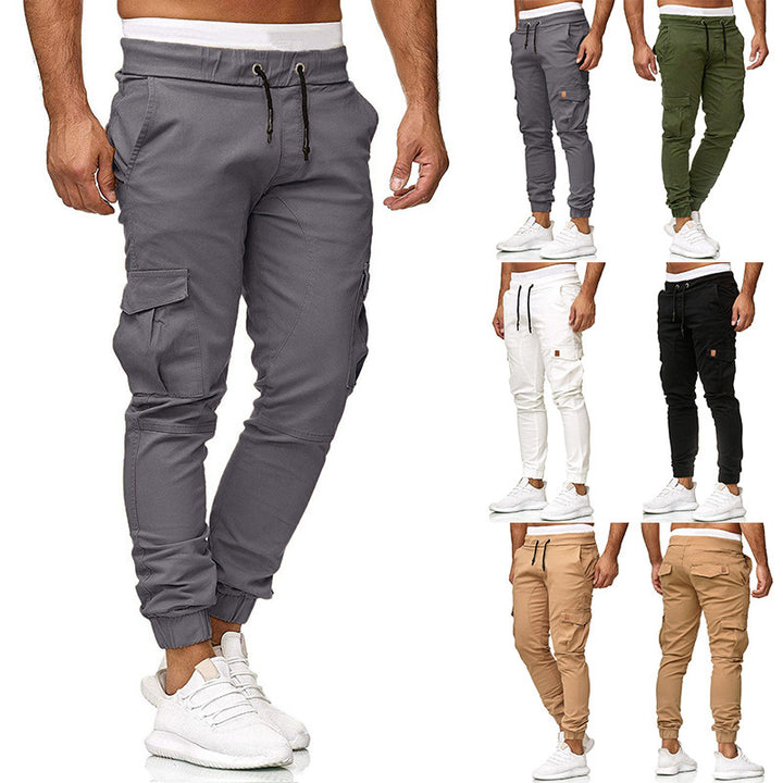 Herren Cargo-joggingbyxor med elastisk midja och praktiska fickor Mirla-Eva Jonsson