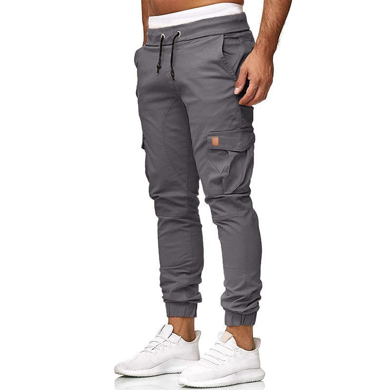 Herren Cargo-joggingbyxor med elastisk midja och praktiska fickor Mirla-Eva Jonsson