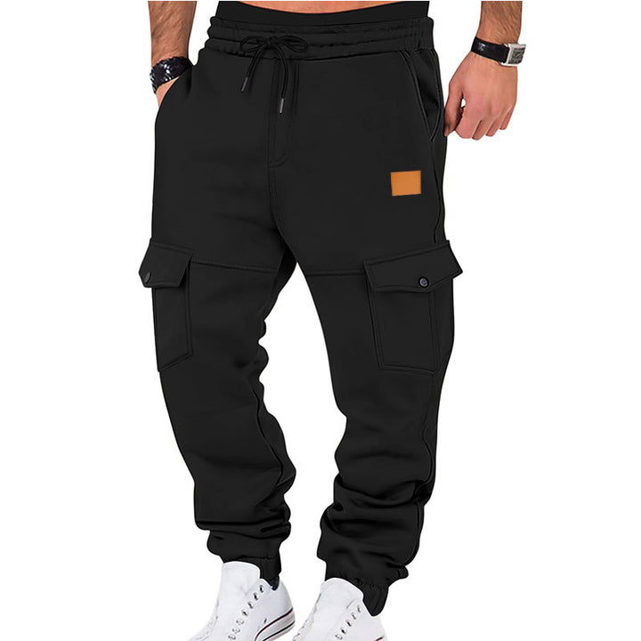 Herren Cargo-joggingbyxor med elastisk midja och praktiska fickor Mirla-Eva Jonsson
