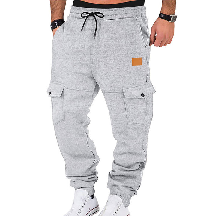 Herren Cargo-joggingbyxor med elastisk midja och praktiska fickor Mirla-Eva Jonsson