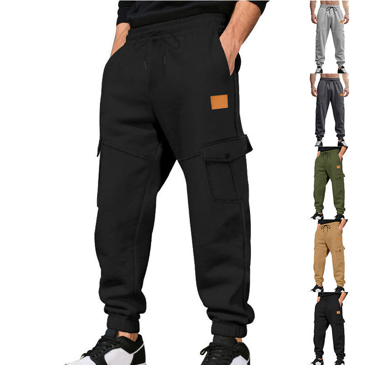 Herren Cargo-joggingbyxor med elastisk midja och praktiska fickor Mirla-Eva Jonsson