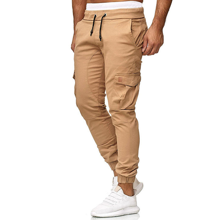 Herren Cargo-joggingbyxor med elastisk midja och praktiska sidofickor Mirla-Eva Jonsson