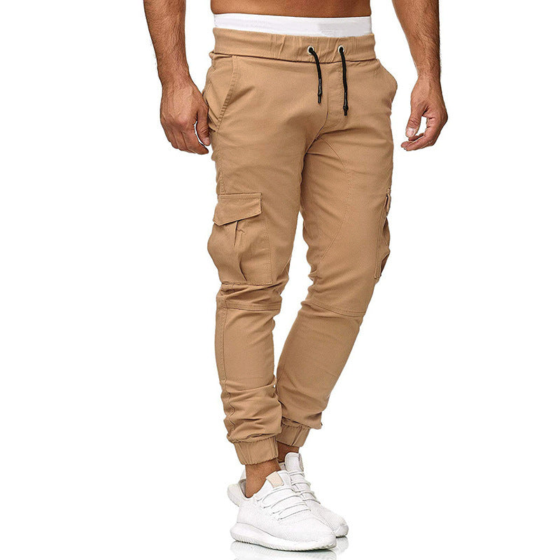Herren Cargo-joggingbyxor med elastisk midja och praktiska sidofickor Mirla-Eva Jonsson
