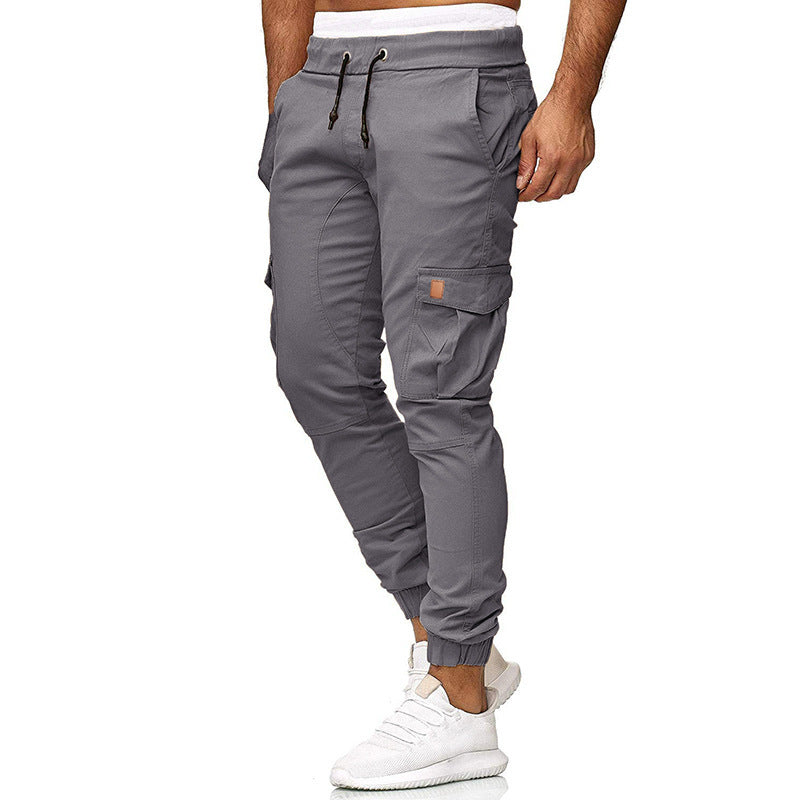 Herren Cargo-joggingbyxor med elastisk midja och praktiska sidofickor Mirla-Eva Jonsson