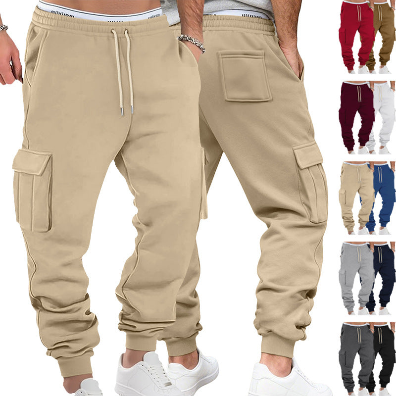 Herren Cargo-joggingbyxor med elastisk midja och praktiska sidofickor Mirla-Eva Jonsson