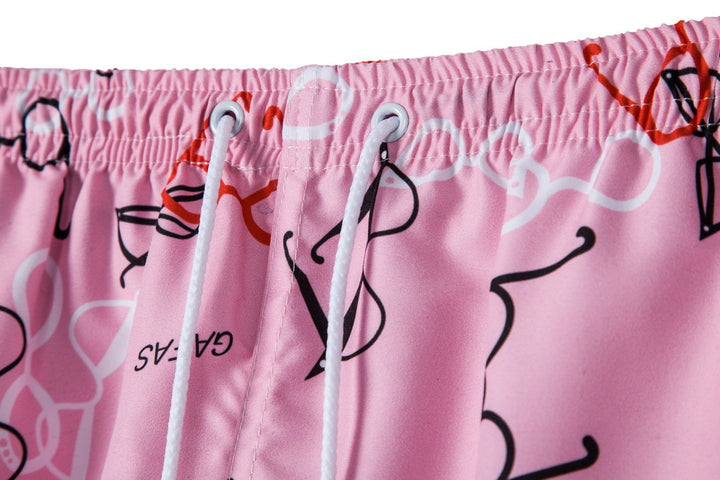Herren Cargo-short med praktiska blixtlåsfickor och slitstarkt material Mirla-Eva Jonsson