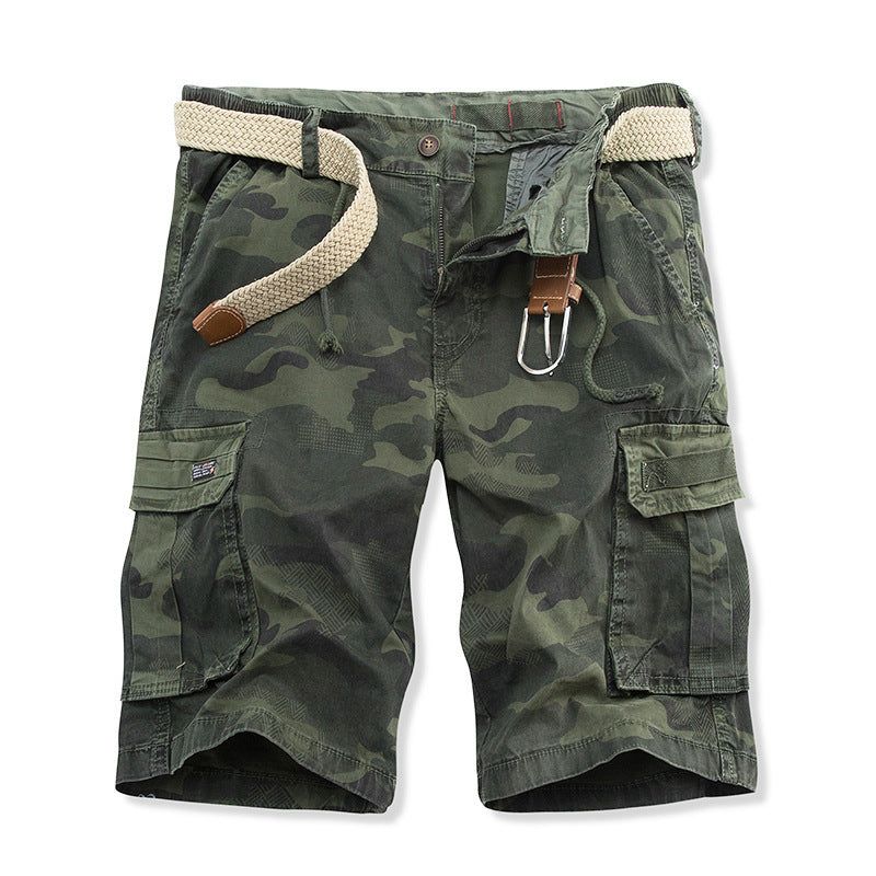 Herren Cargo-shorts med flera praktiska fickor och justerbar dragsko Mirla-Eva Jonsson