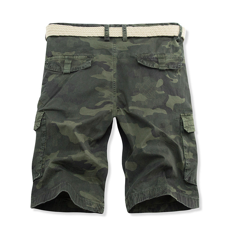 Herren Cargo-shorts med flera praktiska fickor och justerbar dragsko Mirla-Eva Jonsson