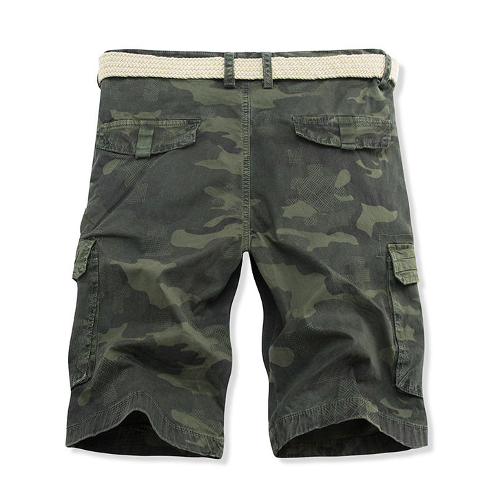 Herren Cargo-shorts med flera praktiska fickor och justerbar dragsko Mirla-Eva Jonsson