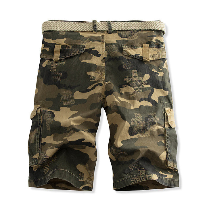 Herren Cargo-shorts med flera praktiska fickor och justerbar dragsko Mirla-Eva Jonsson