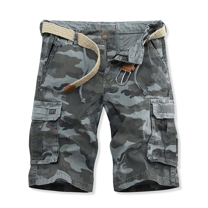 Herren Cargo-shorts med flera praktiska fickor och justerbar dragsko Mirla-Eva Jonsson