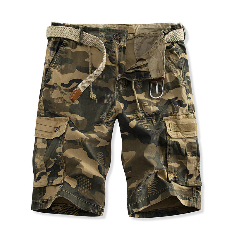 Herren Cargo-shorts med flera praktiska fickor och justerbar dragsko Mirla-Eva Jonsson