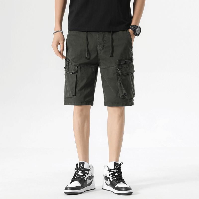Herren Cargoshorts med praktiska fickor och elastisk midja Mirla-Eva Jonsson
