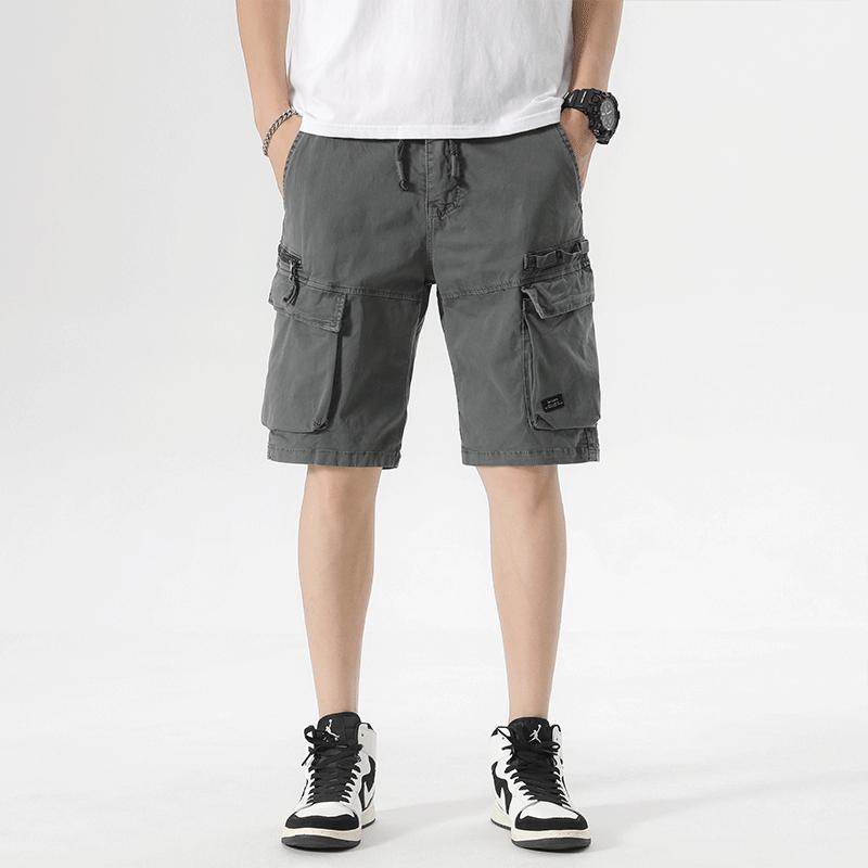 Herren Cargoshorts med praktiska fickor och elastisk midja Mirla-Eva Jonsson