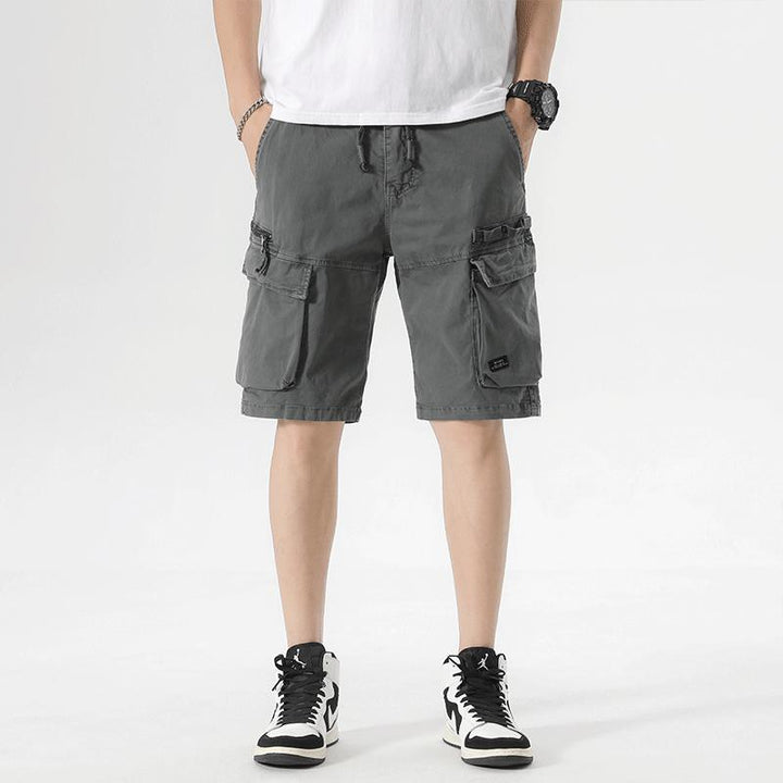 Herren Cargoshorts med praktiska fickor och elastisk midja Mirla-Eva Jonsson