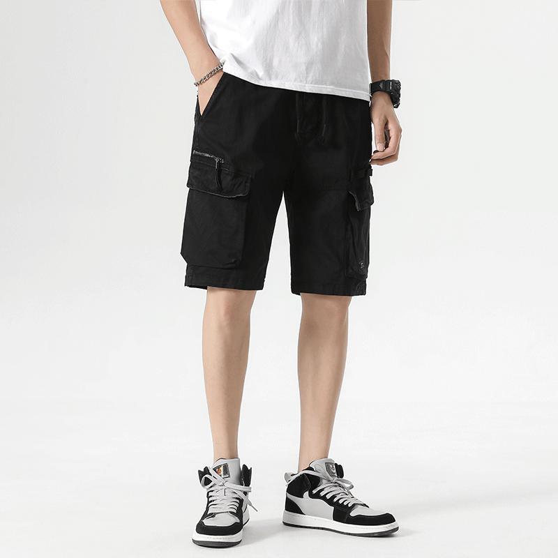 Herren Cargoshorts med praktiska fickor och elastisk midja Mirla-Eva Jonsson