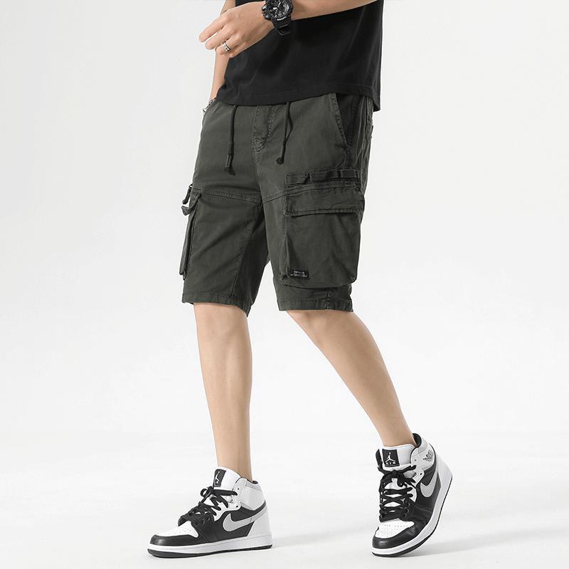 Herren Cargoshorts med praktiska fickor och elastisk midja Mirla-Eva Jonsson