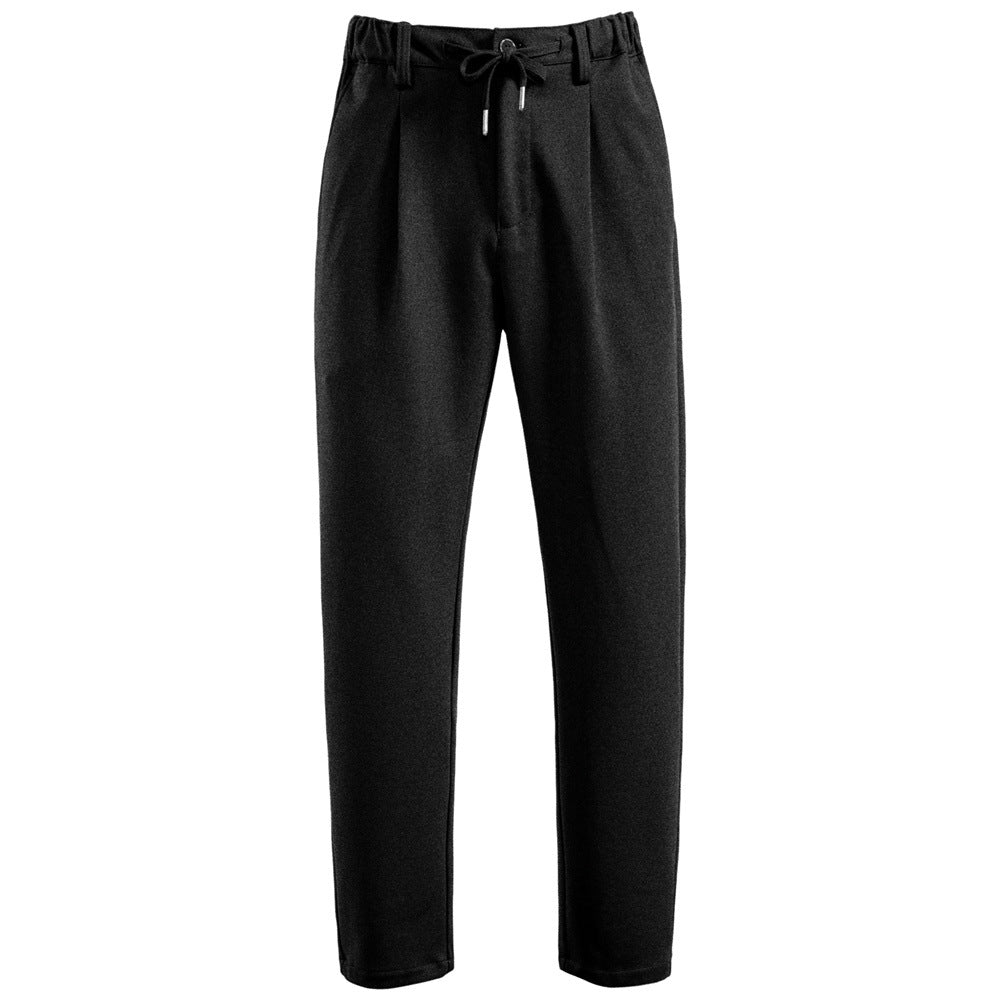 Herren Chino-byxor med justerbar midja och veckstruktur Mirla-Eva Jonsson